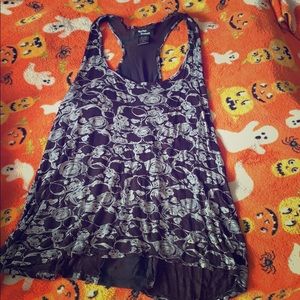 Cute skull tank top